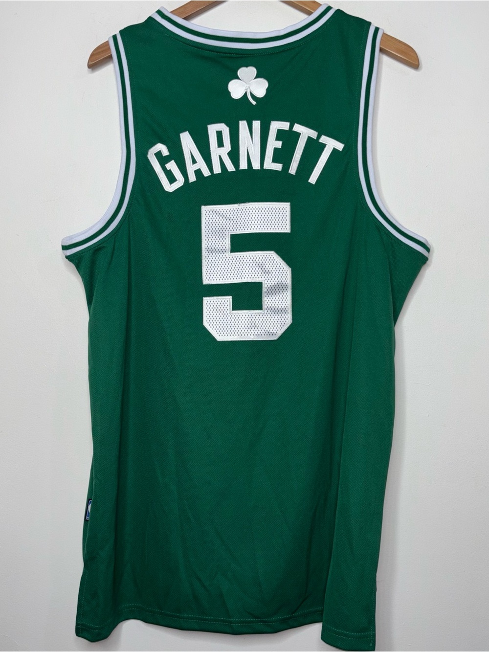 Kevin Garnett Boston Celtics #5 Adidas NBA Swingman Jersey Green Men’s L